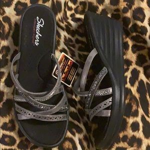 Skechers memory foam wedge